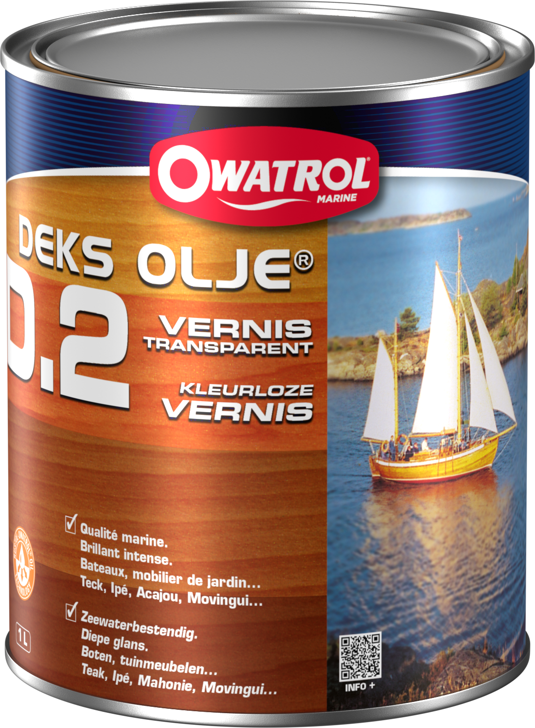 Vernis marine brillant Owatrol Deks Olje D.2
