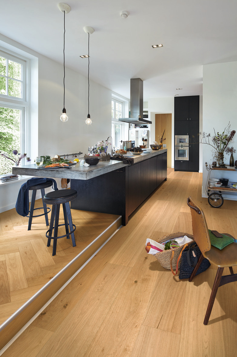 08914 — Lame de parquet contrecollé MEISTER Lindura HD 400 chêne Oak lively 3