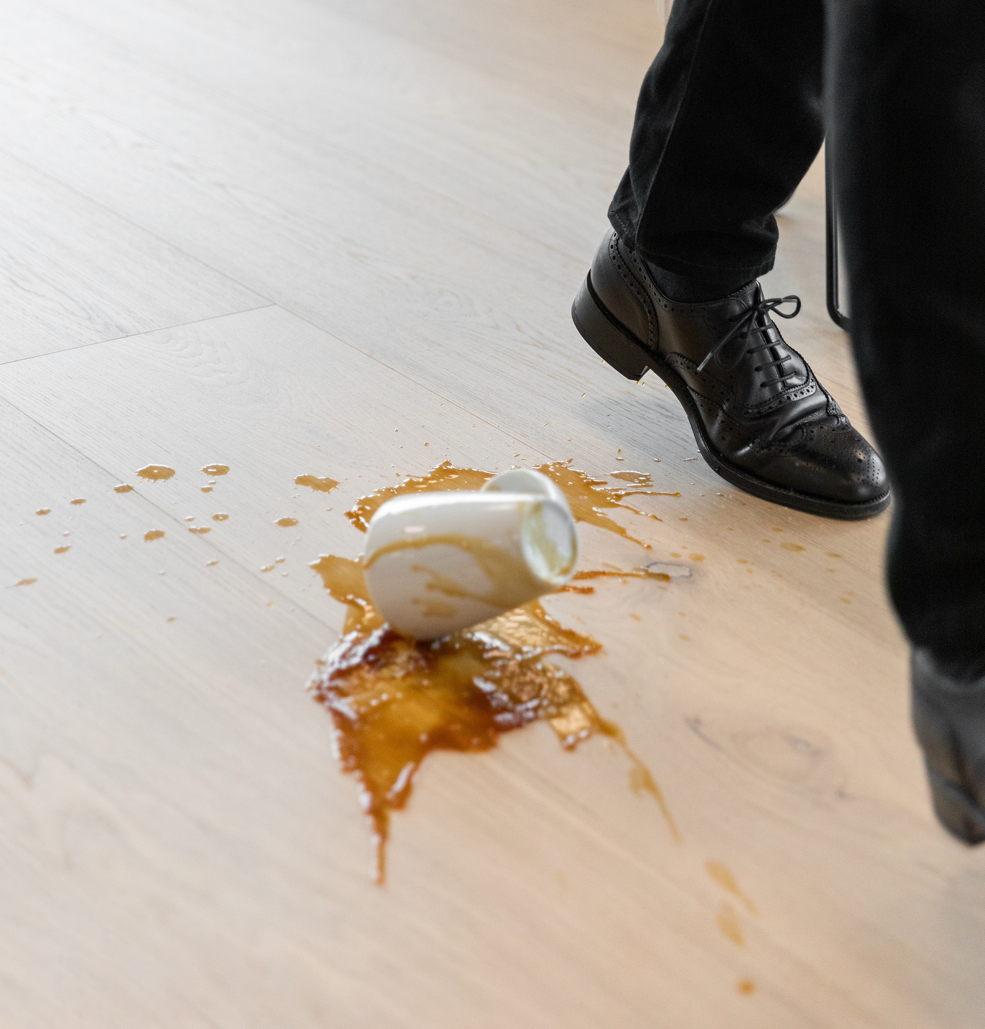 Lame de parquet hybride Bjelin Woodura Viarp chêne Powder White 4