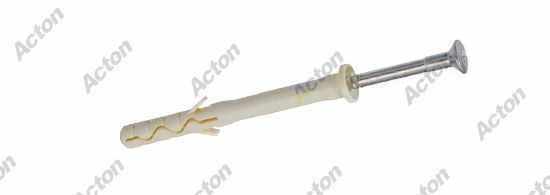 Cheville à frapper avec collerette cylindrique inox A2 Acton