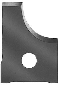 Plaquettes interchangeables HW à arrondir à 1 rayon LEUCO
