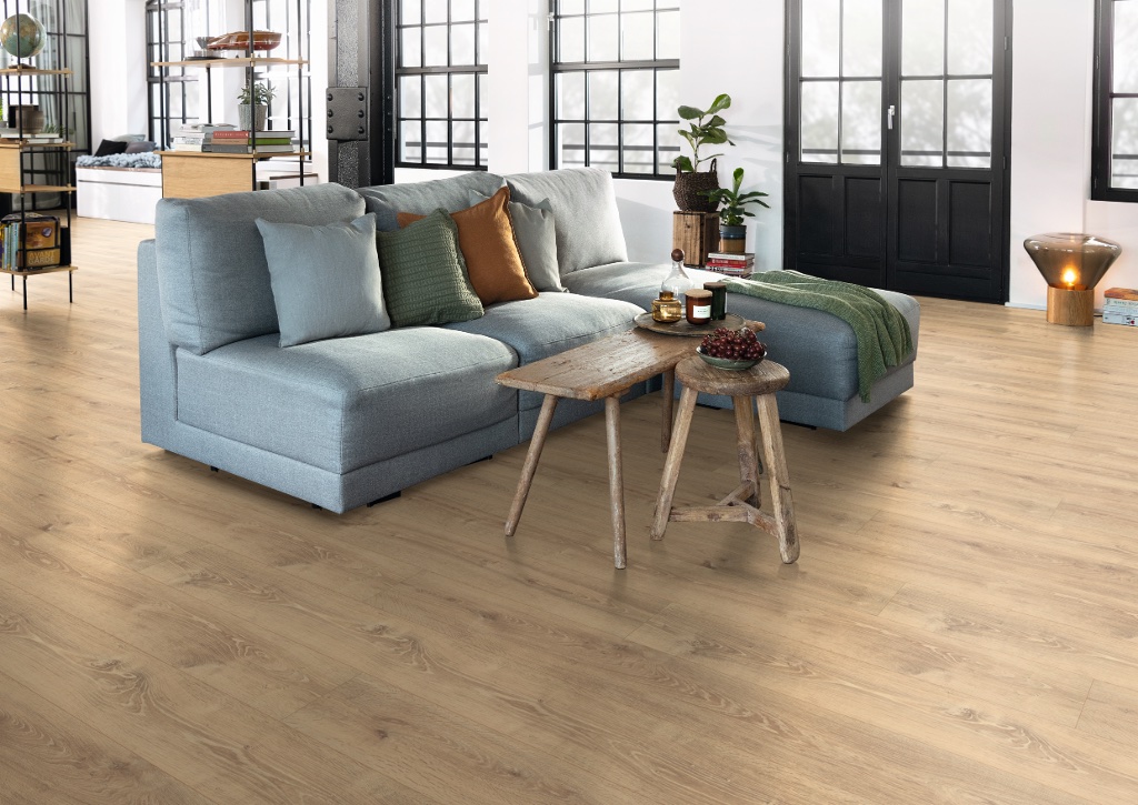 Lame de sol stratifié hydrofuge EGGER Light Bayford Oak 2