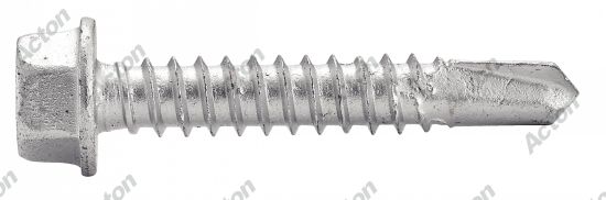 Vis autoperçantes tête hexagonale à à embase Pointe 3 bi-metal / A2 2