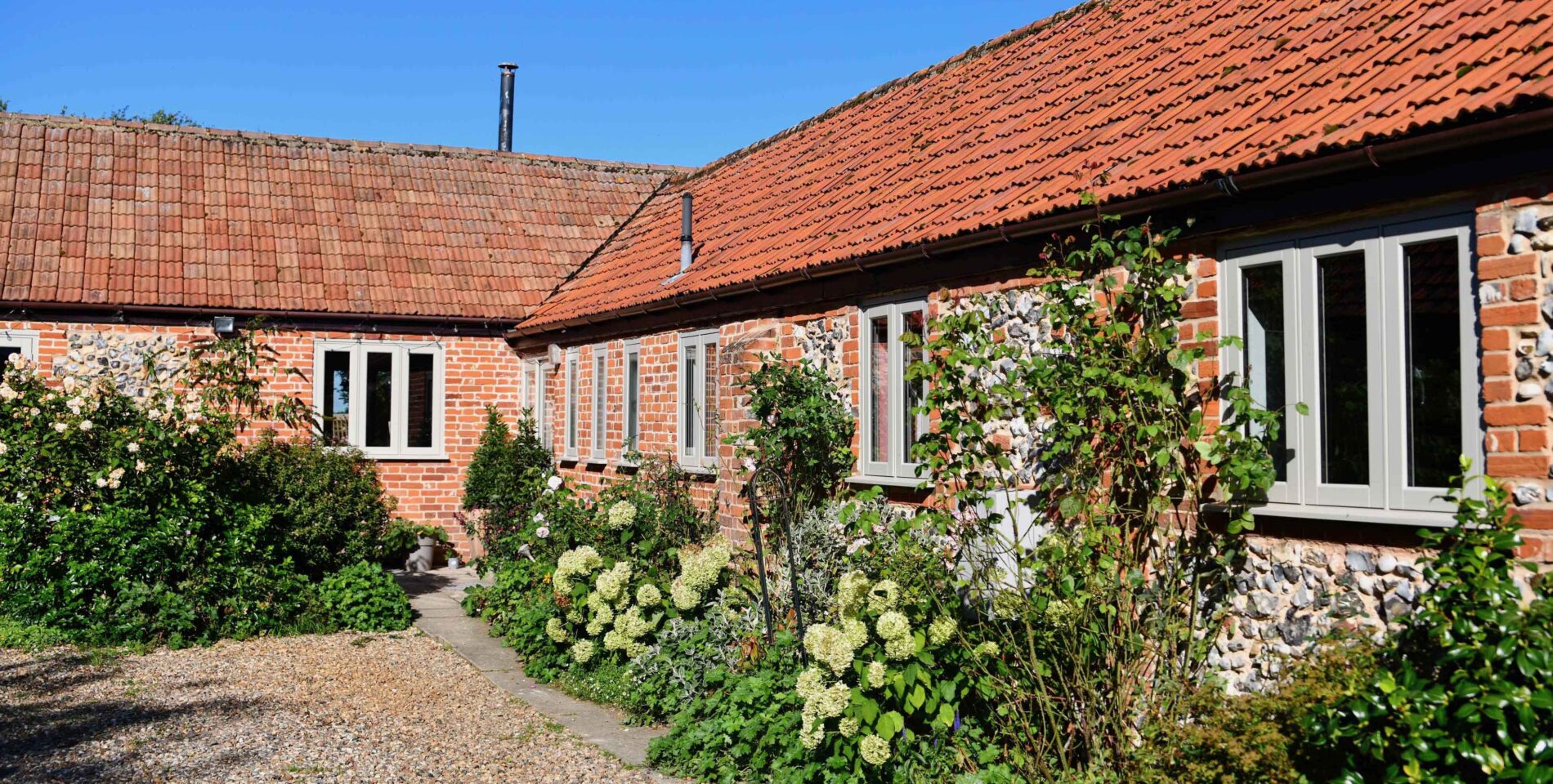 Menuiseries en Accoya pour une maison du Norfolk