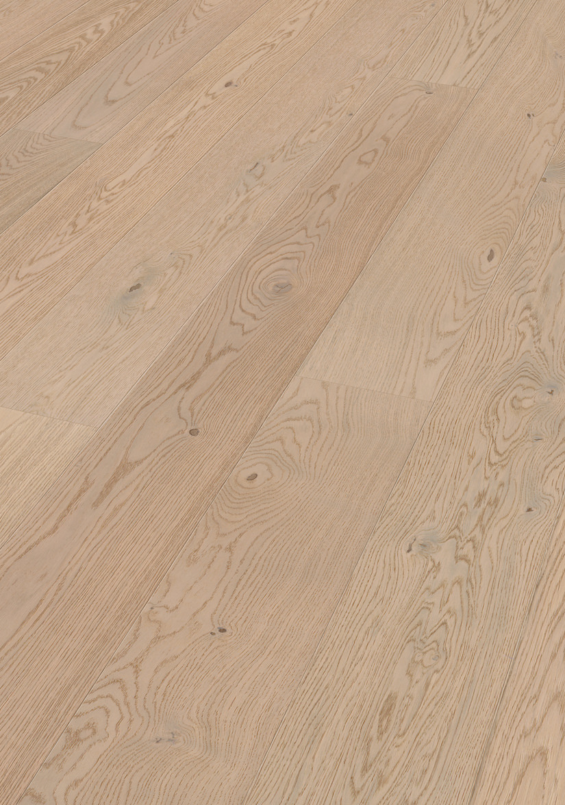 Lame de parquet contrecollé MEISTER Lindura HD 400 chêne Off-white oak lively verni 2