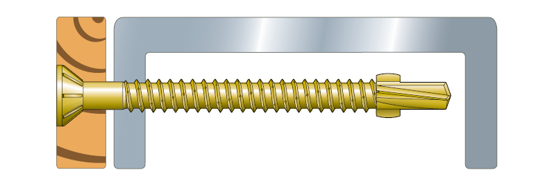 FHSD Vis pour bois-métal
