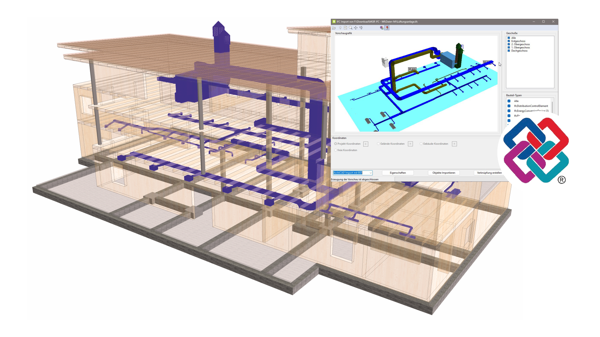 Module SEMA BIM échange de données IFC