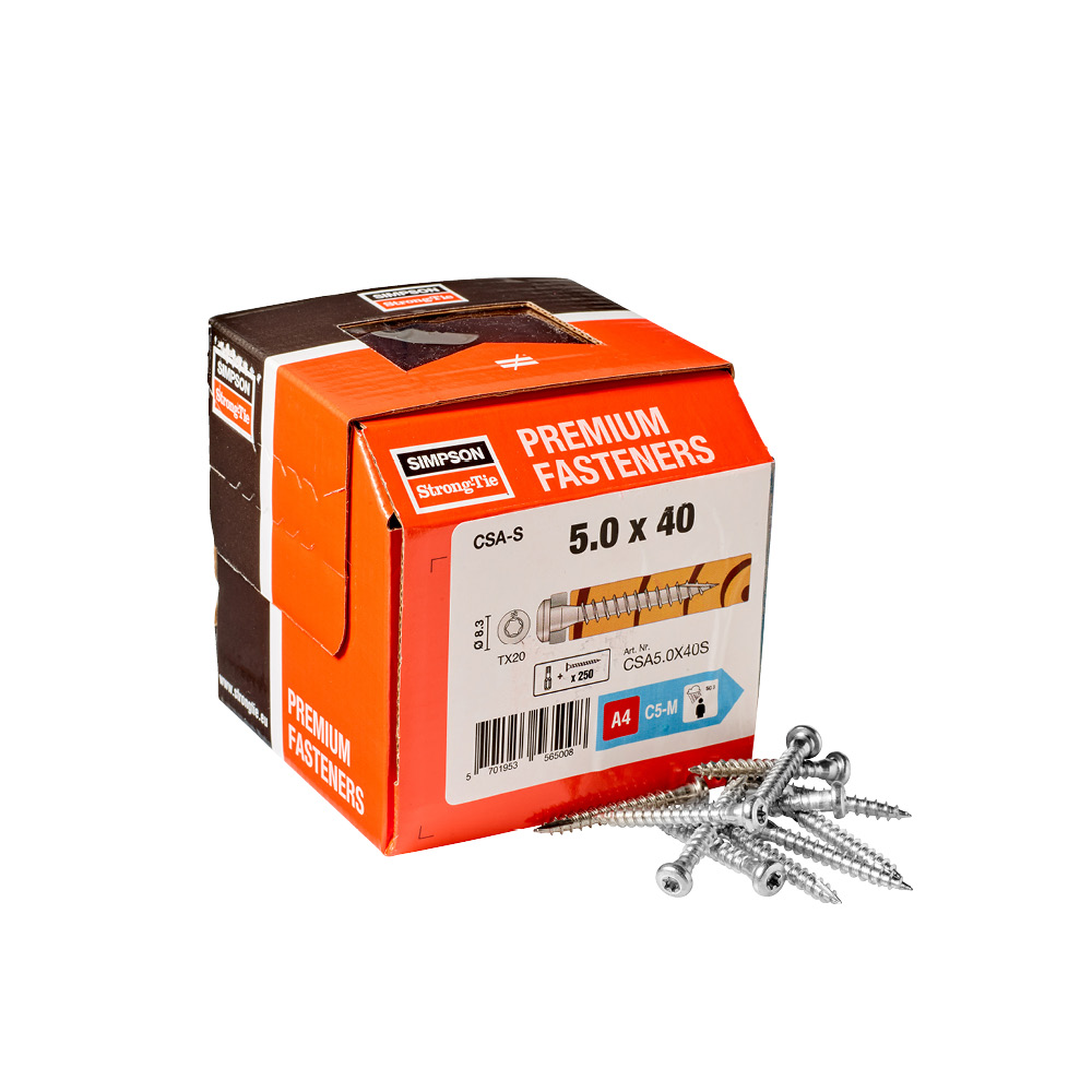 CSA-S Vis pour connecteurs tête Torx - Inox A4