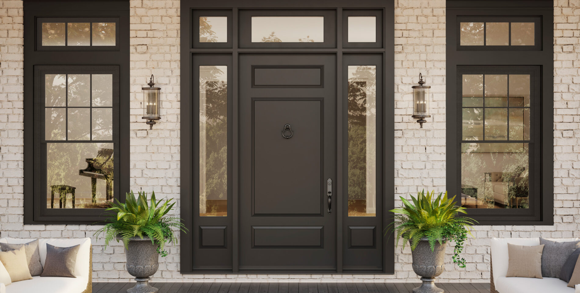 Portes d'entrée en bois par TruStile