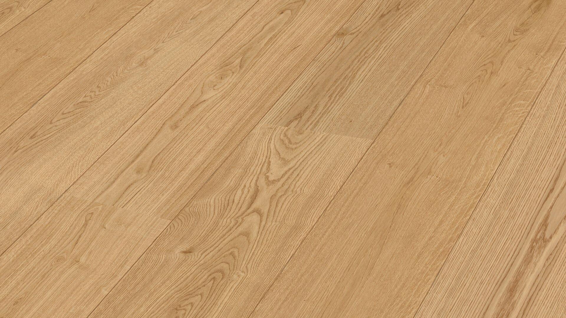 Lame de parquet contrecollé MEISTER Lindura HD 400 chêne Authentic pure oak huilé