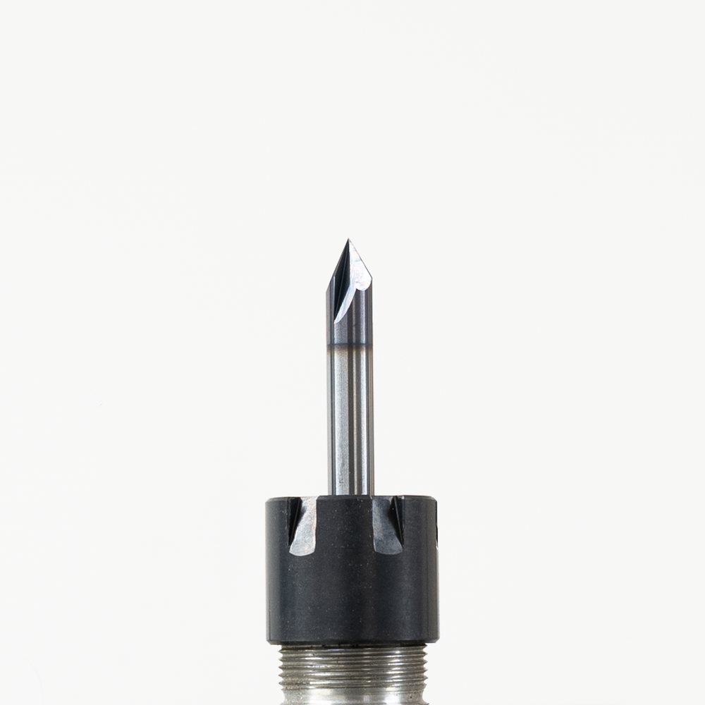 Fraise CNC Yeti Tool V Groove carbure TiAlN 6 mm 2