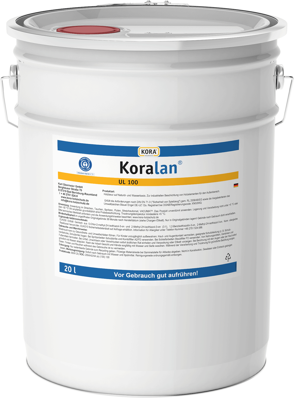 Lasure bois aux huiles naturelles Koralan UL 100