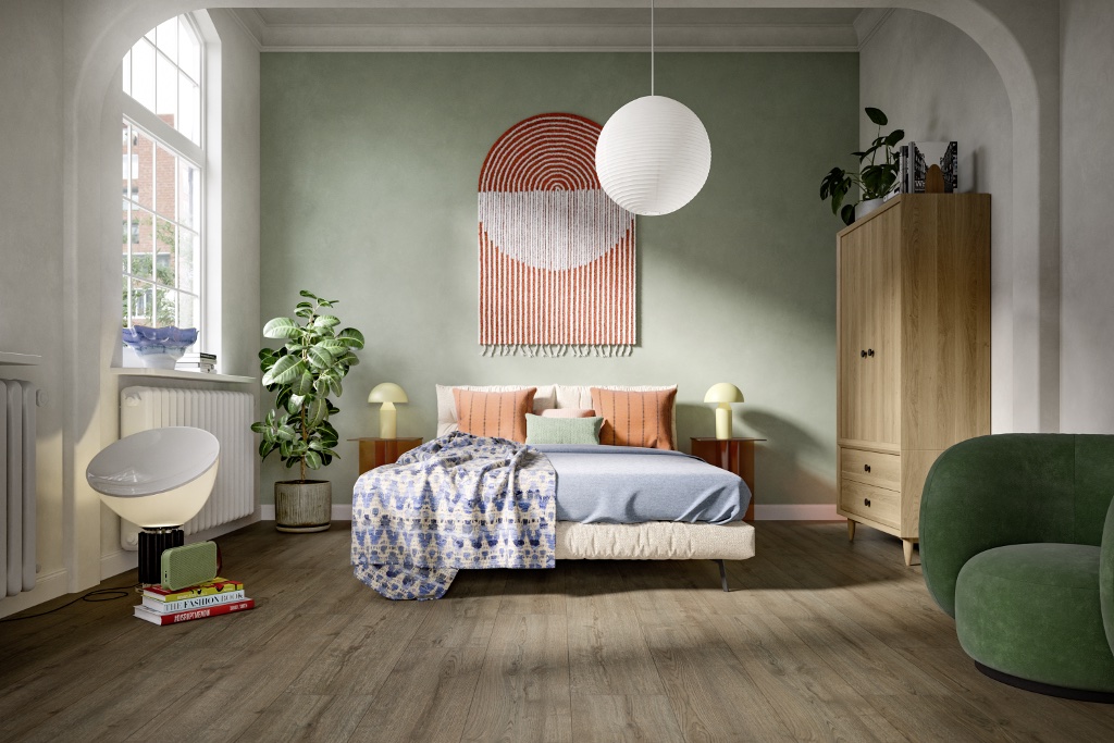 Lame de sol stratifié hydrofuge EGGER Dark Turin Oak 3