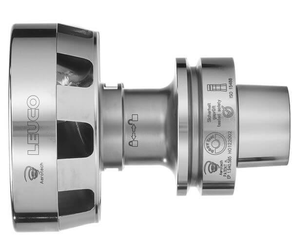 AEROTECH-System avec HSK 63F avec système de serrage hydro LEUCO