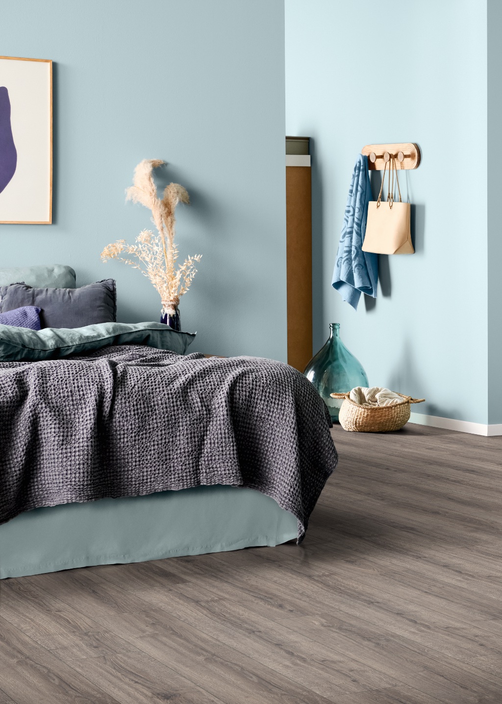 Lame de sol stratifié hydrofuge EGGER Grey Sherman Oak 4