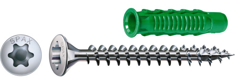 Vis universelle SPAX WIROX tête bombée Ø 4–4.5 mm