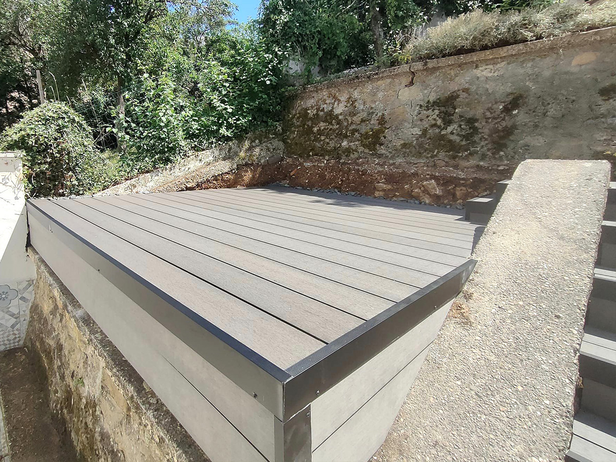 Terrasse Optima Eko Basalte 44