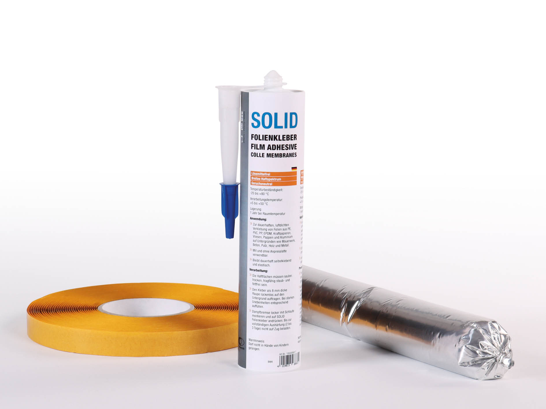 Colle pour membranes BWK Solid souple et élastique