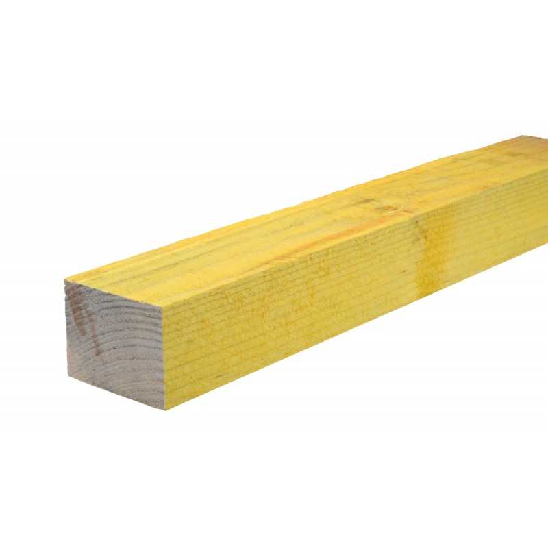 Lambourde 60x40 Sapin/Épicéa Traité Classe 2 Jaune (à la palette)