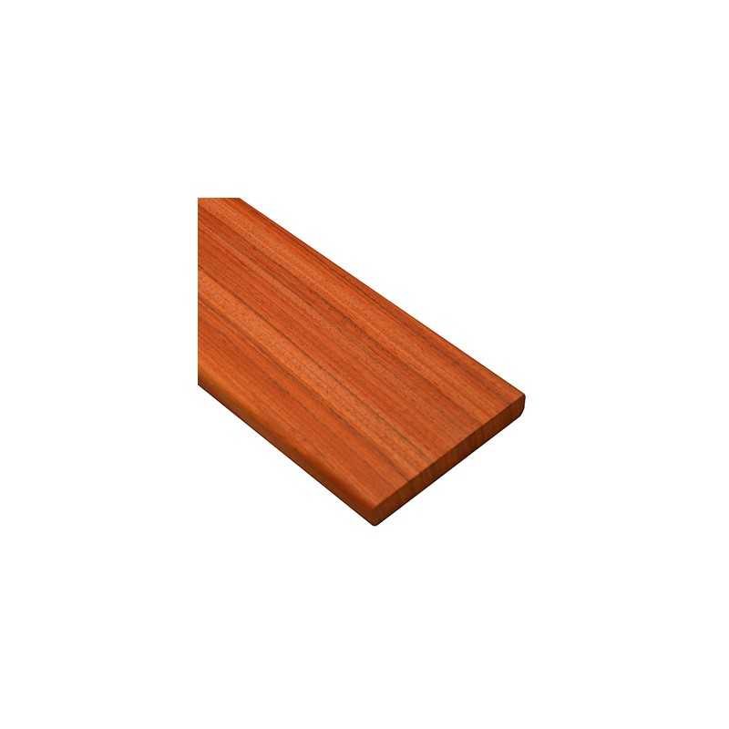 Lame de Terrasse Bois Exotique Padouk 1er Choix 21x145 Lisse
