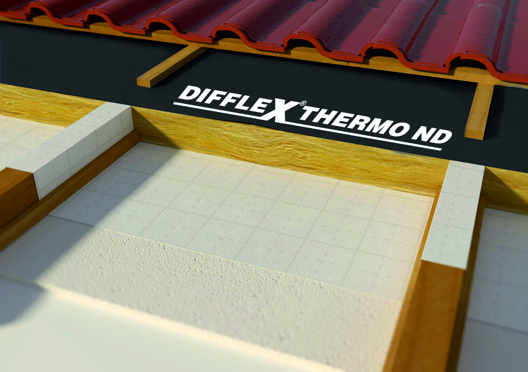 Écran de sous-toiture BWK Difflex Thermo ND renforcé 2