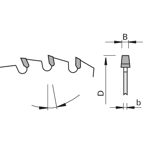 Lames de scie à inciser HW « KO-F » LEUCO - nn-System 2