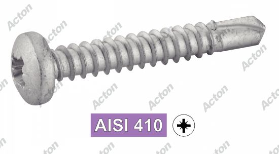 Vis autoperçantes tête cylindrique pozidrive AISI 410 - DIN 7504 m