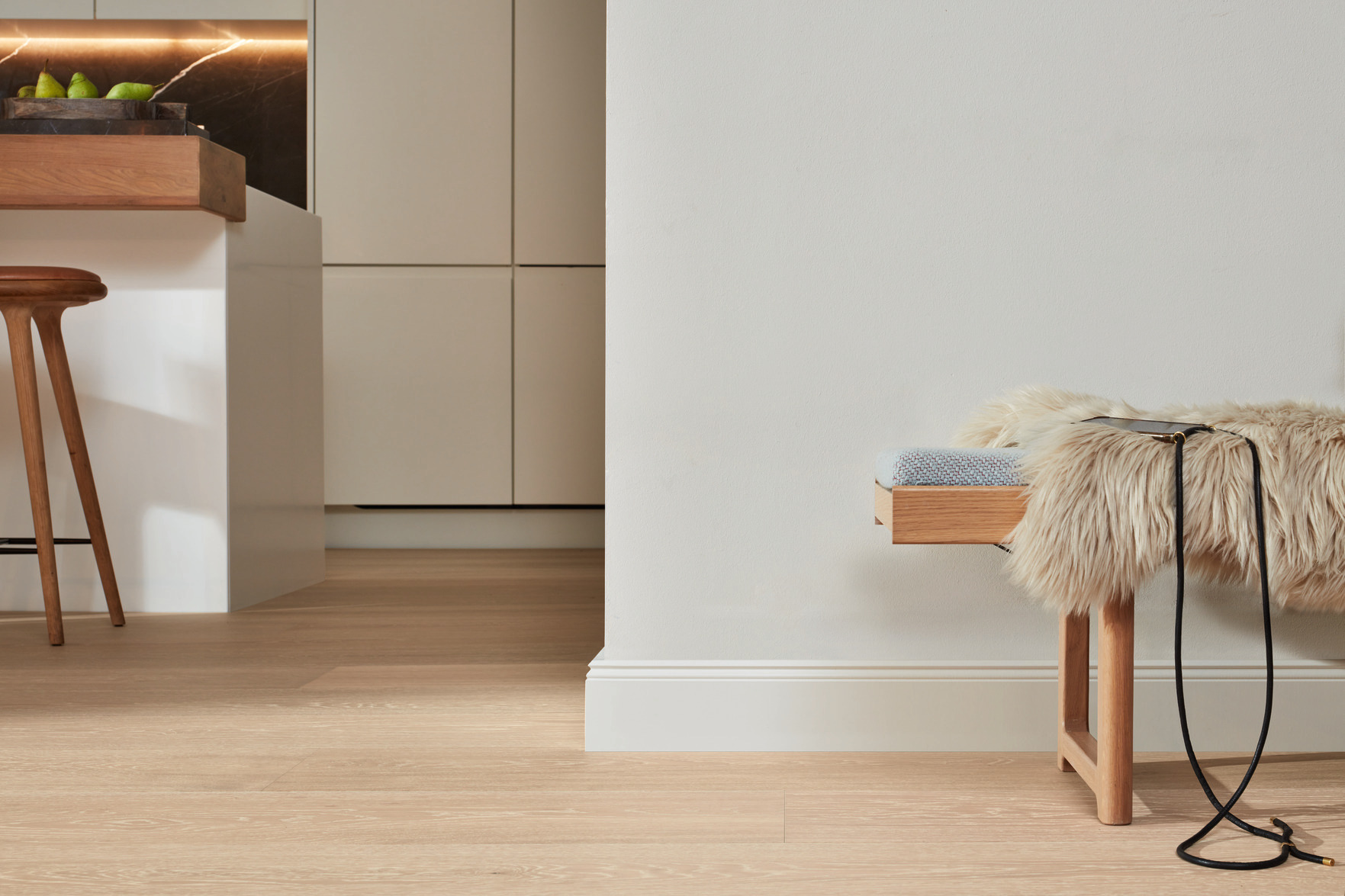 Lame de parquet contrecollé MEISTER Lindura HD 400 chêne Natural champagne oak 5