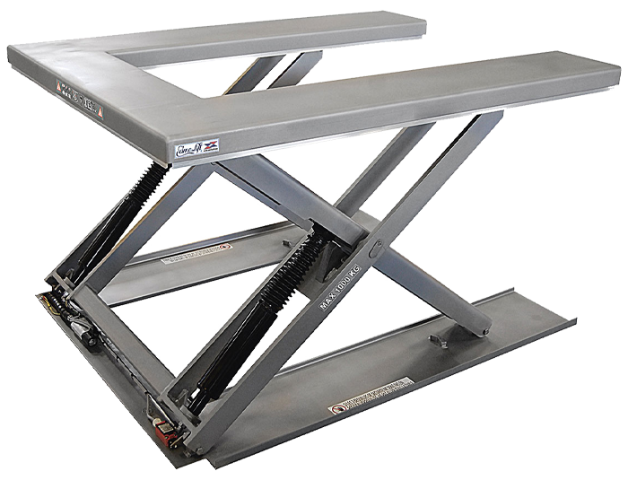 Table élévatrice extra-plate inox 1000 kg