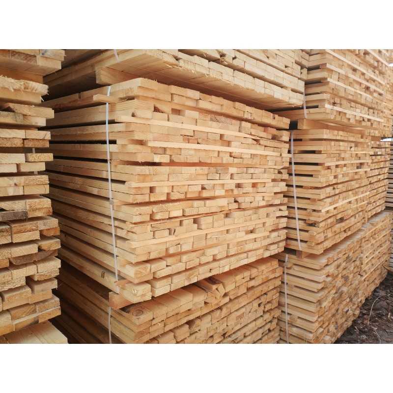 Planche 27x80 Sapin / Épicéa Brut Naturel (non traité) Choix 2-3 en 2m 3