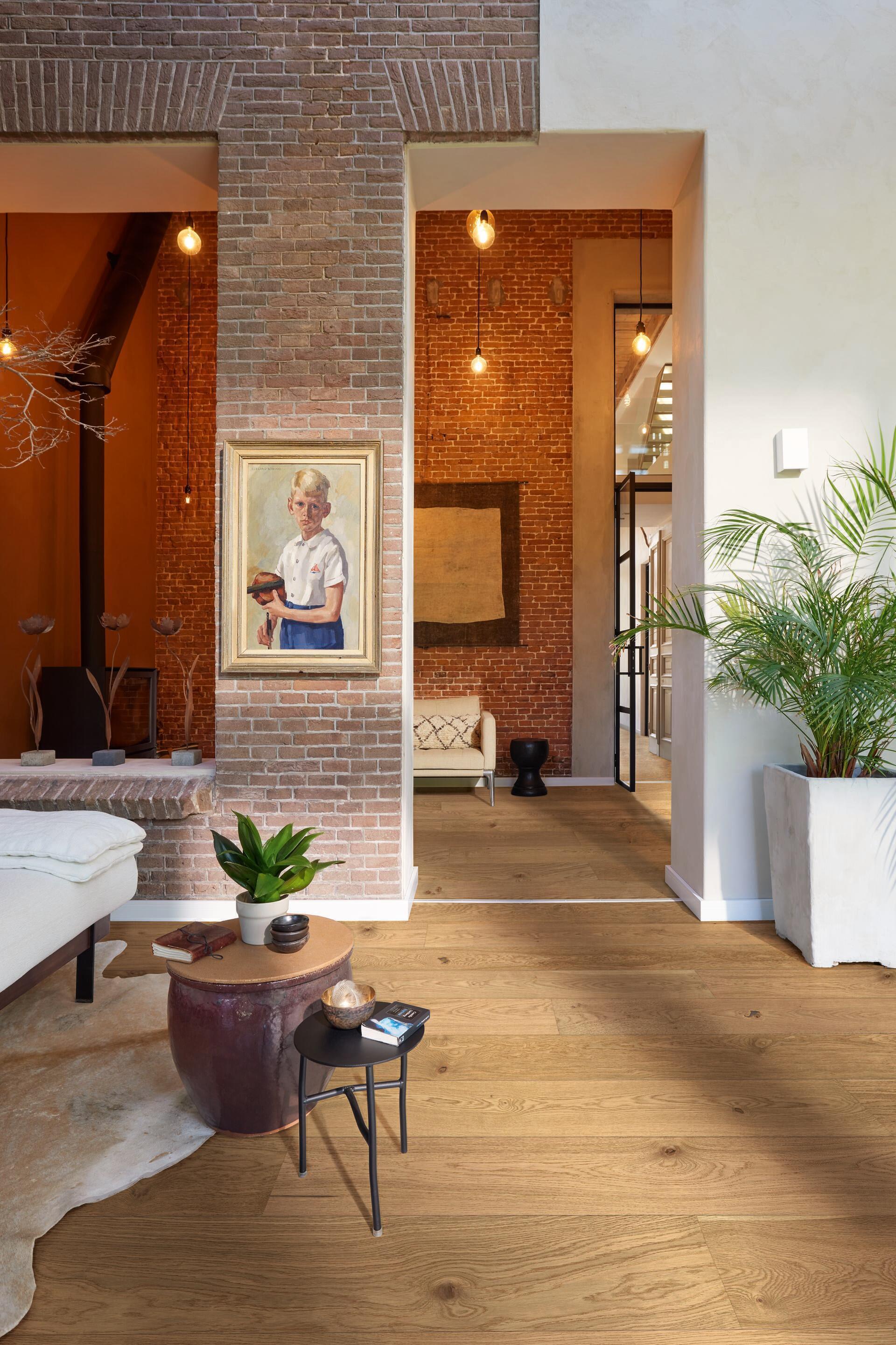 Lame de parquet contrecollé MEISTER Wood Flooring Natureflex HD 100 chêne Authentic oak 2