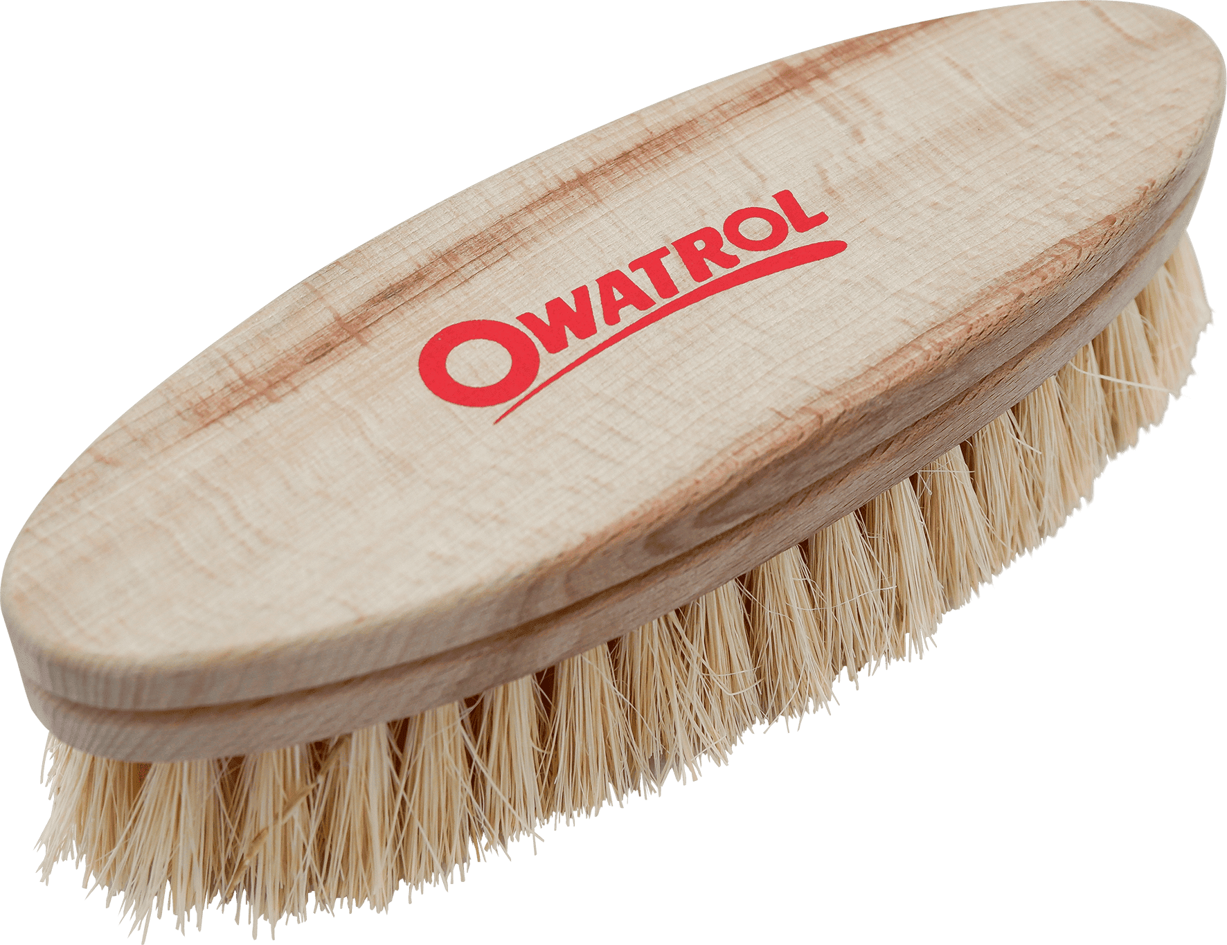 BROSSE DE RINÇAGE : Brosse ovale en bois de hêtre à fibre souple de tampico
