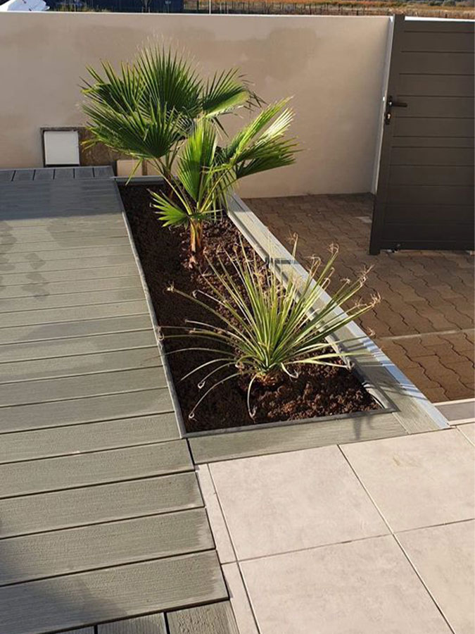 Terrasse Optima Plus Basalte 45