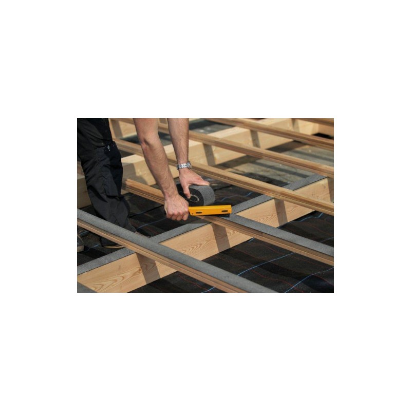 Bandes bitumineuses NÖVLEK® pour protection des lambourdes 100mmx20m 4