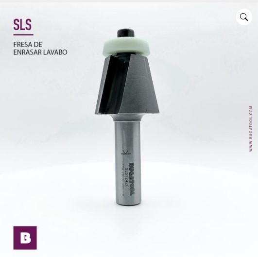 Fraise industrielle pour chanfreiner les chants des vasques sur