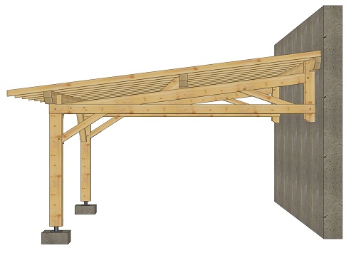 Carport en épicéa Chamechaude 4