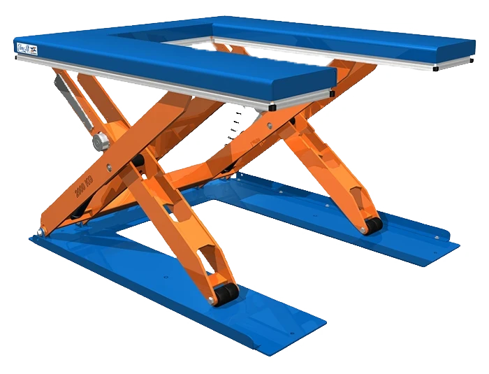 Table élévatrice extra-plate en U 1000 kg