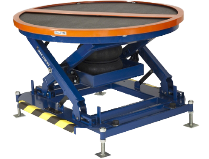 Table élévatrice rotative à mise à niveau 2000 kg