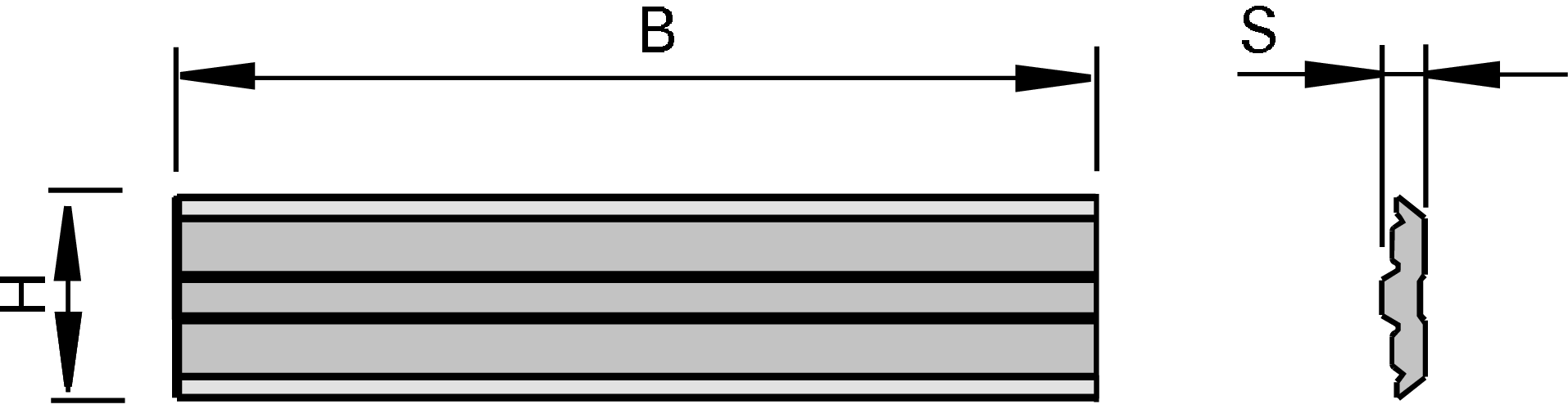 Couteaux réversibles HW à 2 coupes - Centrostar, Centrofix, Quickfix