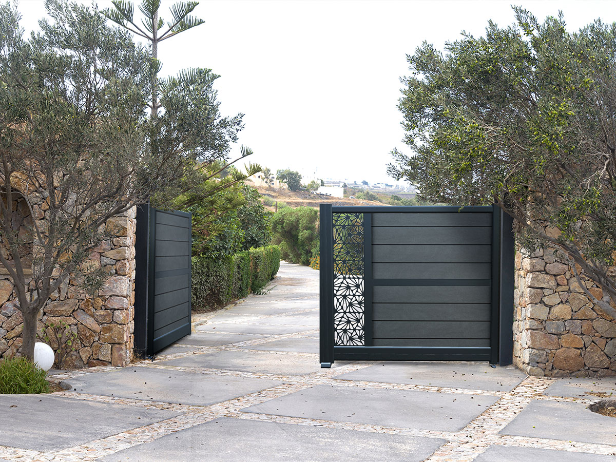Portail Battant Graphite 1