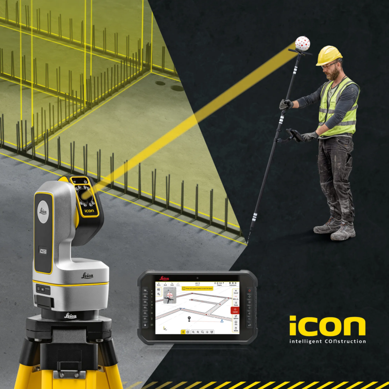 Pack canne vPole Leica pour iCON iCS50 3