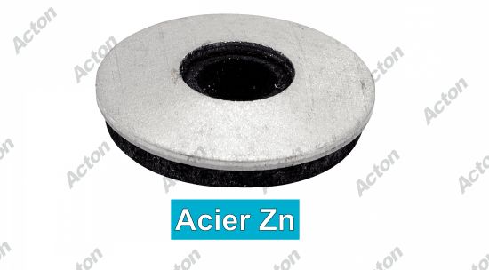 Rondelle d'etancheite avec joint epdm acier zn Acton