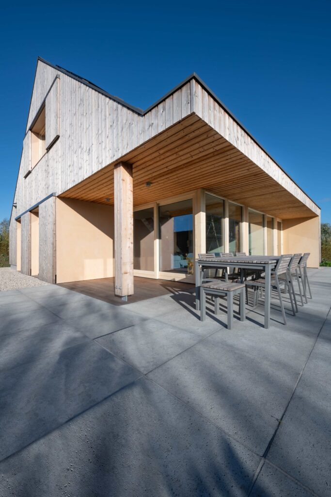 Une grange écoresponsable en bois Accoya