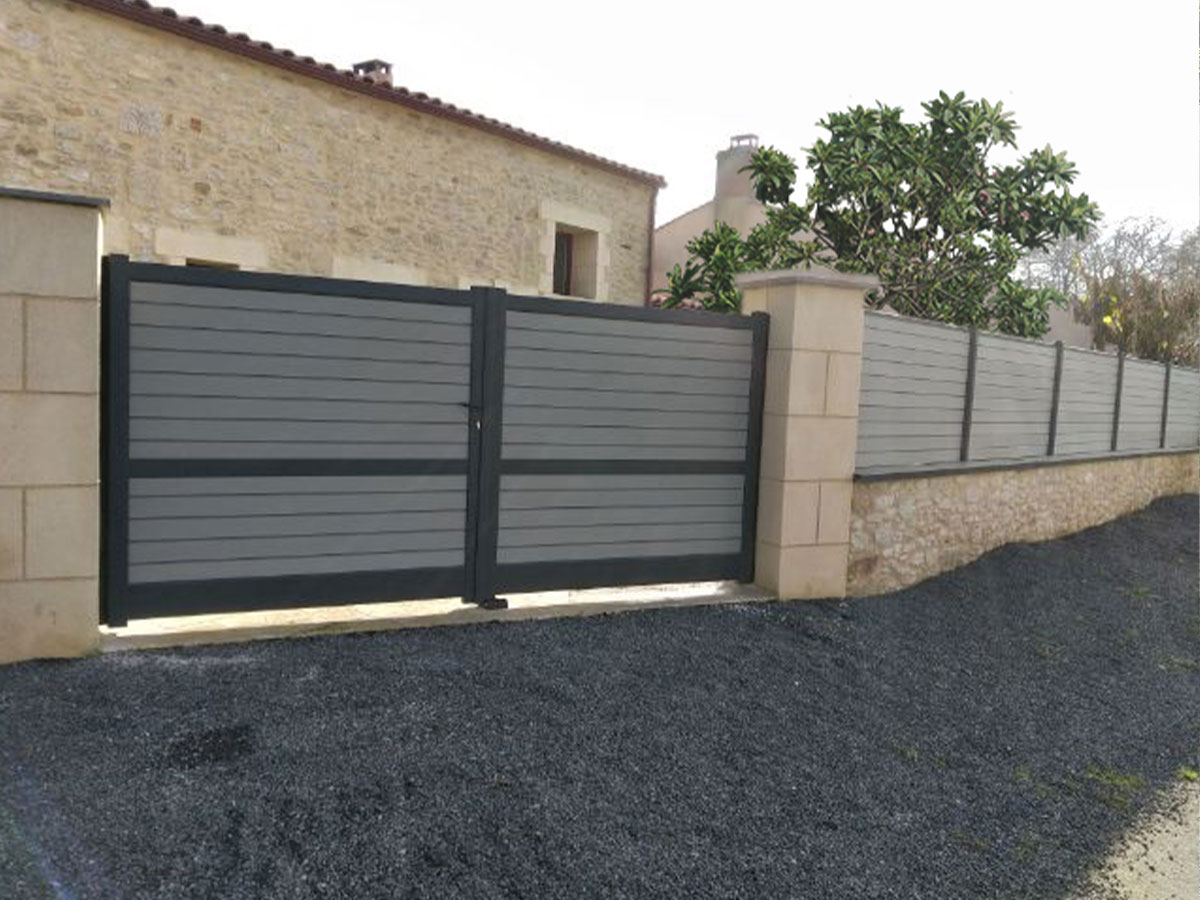 Portail Battant Basalte 4