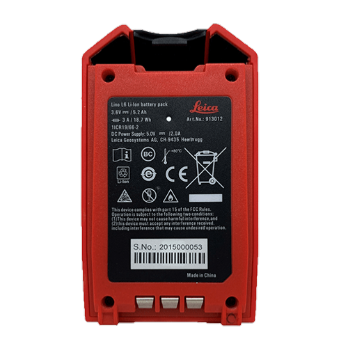 Pack batterie Li-ion Leica Lino L6
