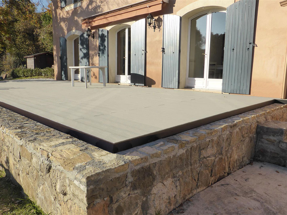Terrasse Optima Plus Basalte 73