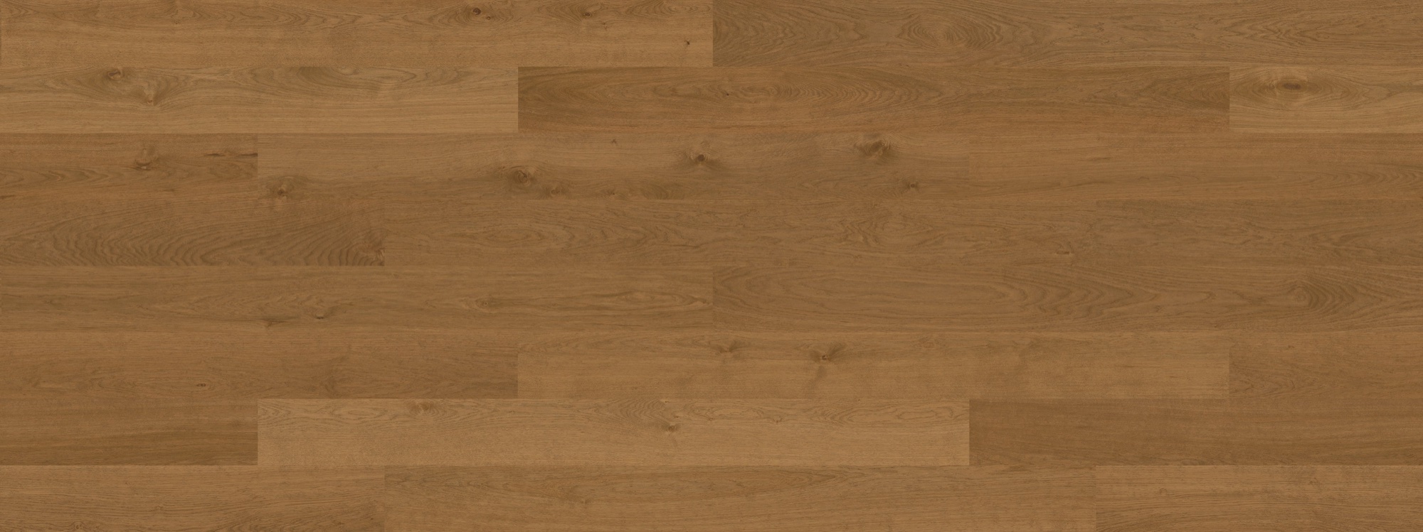 Lame de parquet hybride Bjelin Woodura Gantofta chêne Terra Brown