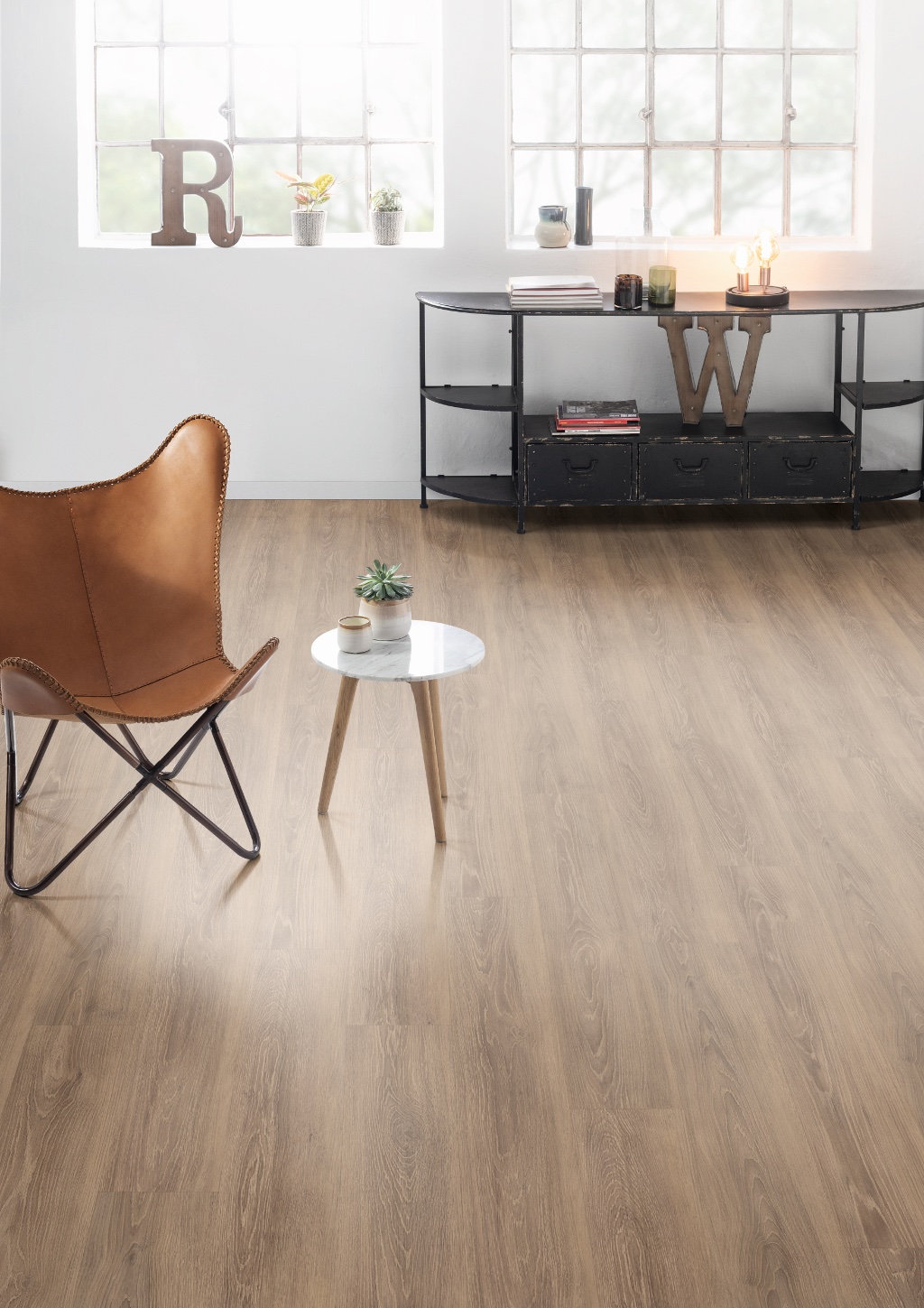 Lame de sol rigide EGGER AquaDura+ Brown Capri Oak 2