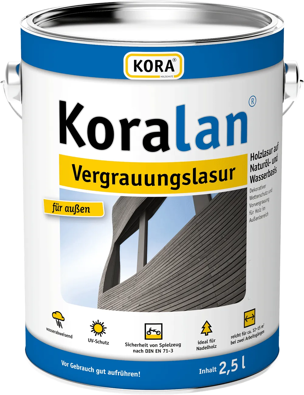 Lasure effet bois grisé Koralan Vergrauungslasur