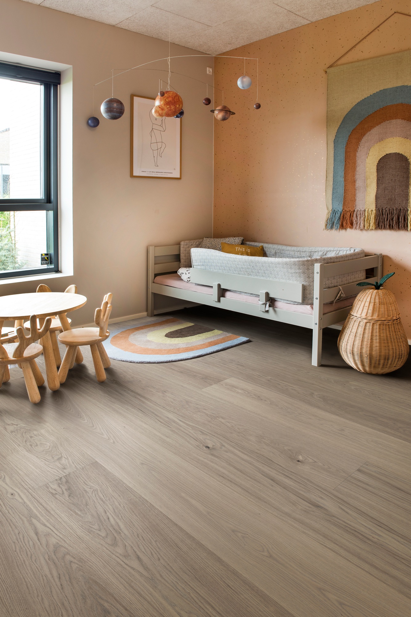 Lame de parquet hybride Bjelin Woodura Bonnarp chêne Earth Grey 2